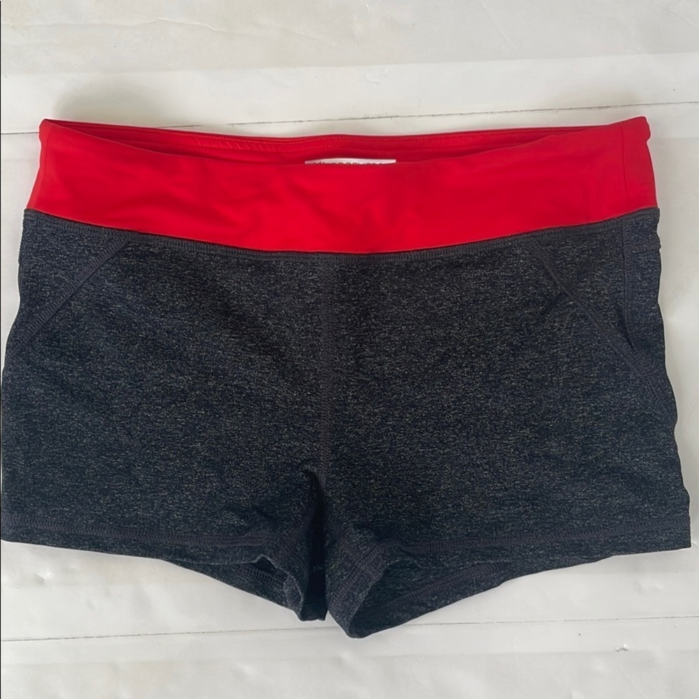 Forever 21 Charcoal Grey Throwback Athletic Shorts Stretchy Comfort Medium